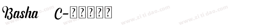 Basha 14C字体转换